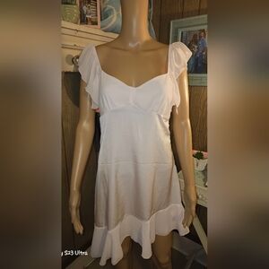 Kohl's Light Pink Ruffle Hem Dress